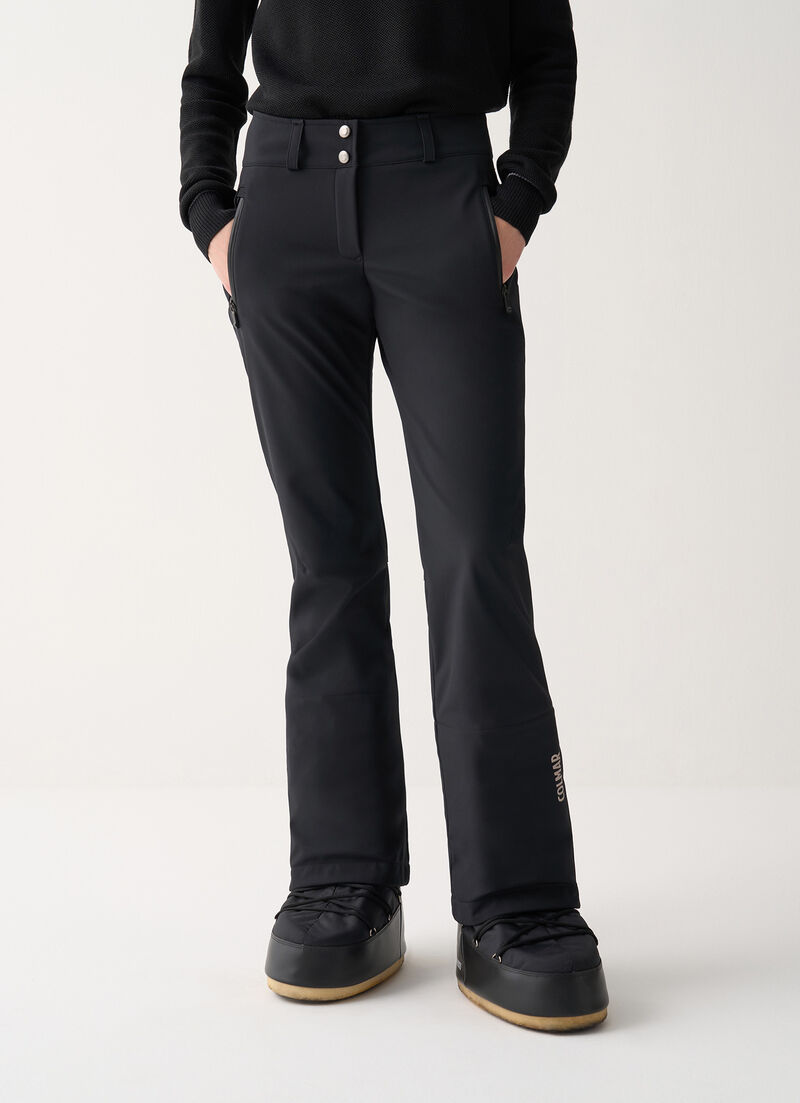 Dressy softshell ski trousers