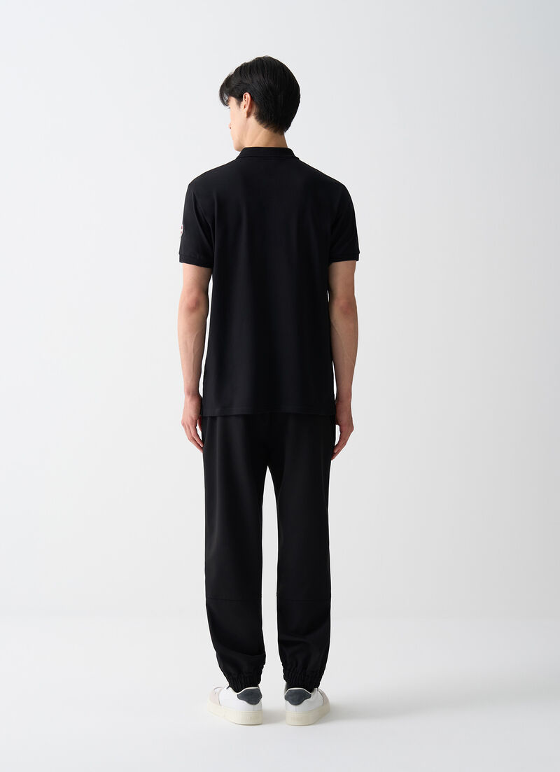 Cotton piqué polo-shirt