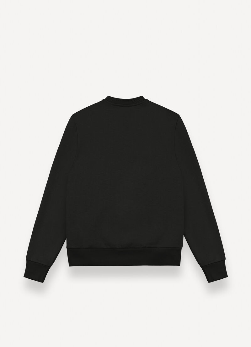 Cotton crew-neck sweatshirt