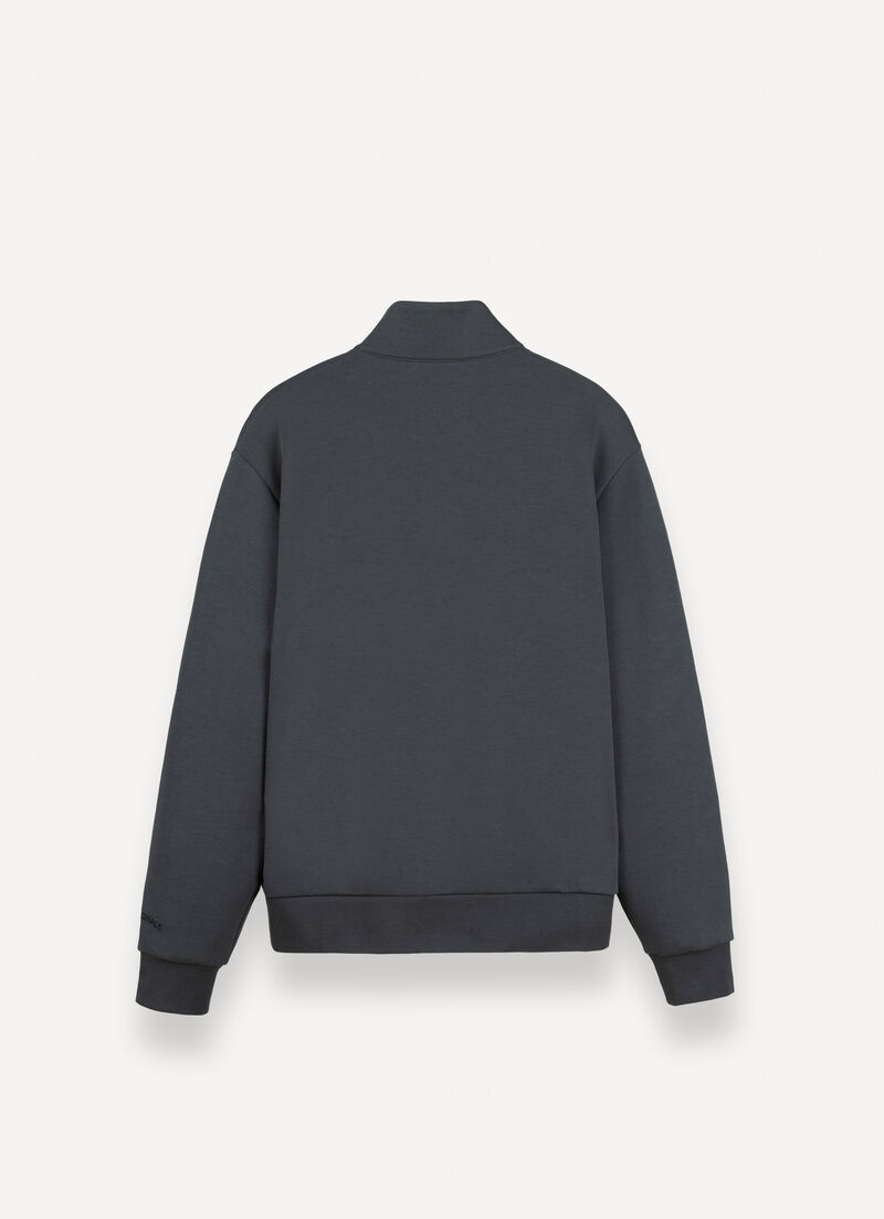 Sweatshirt with nylon inserts