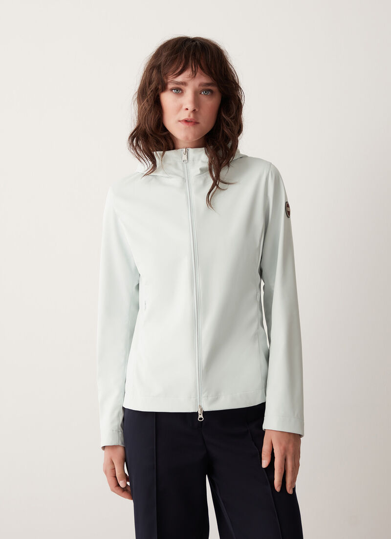 Softshell hooded jacket