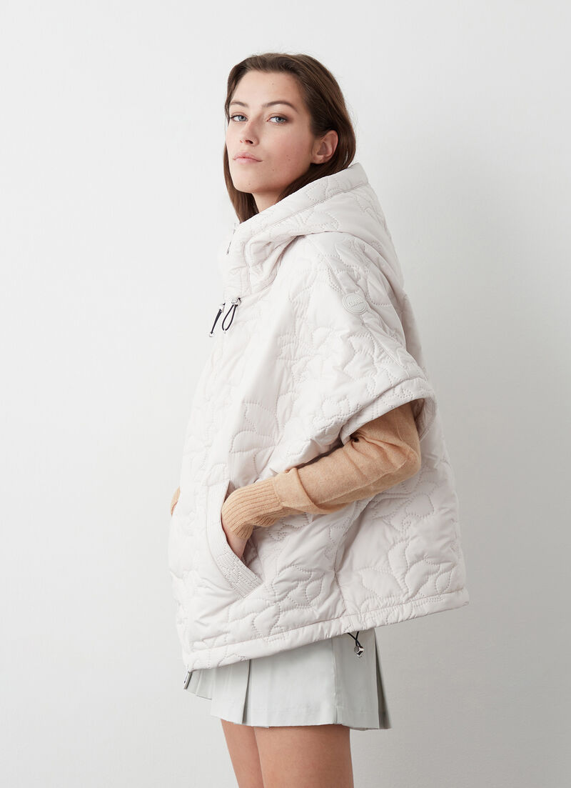 Light cape with floral design