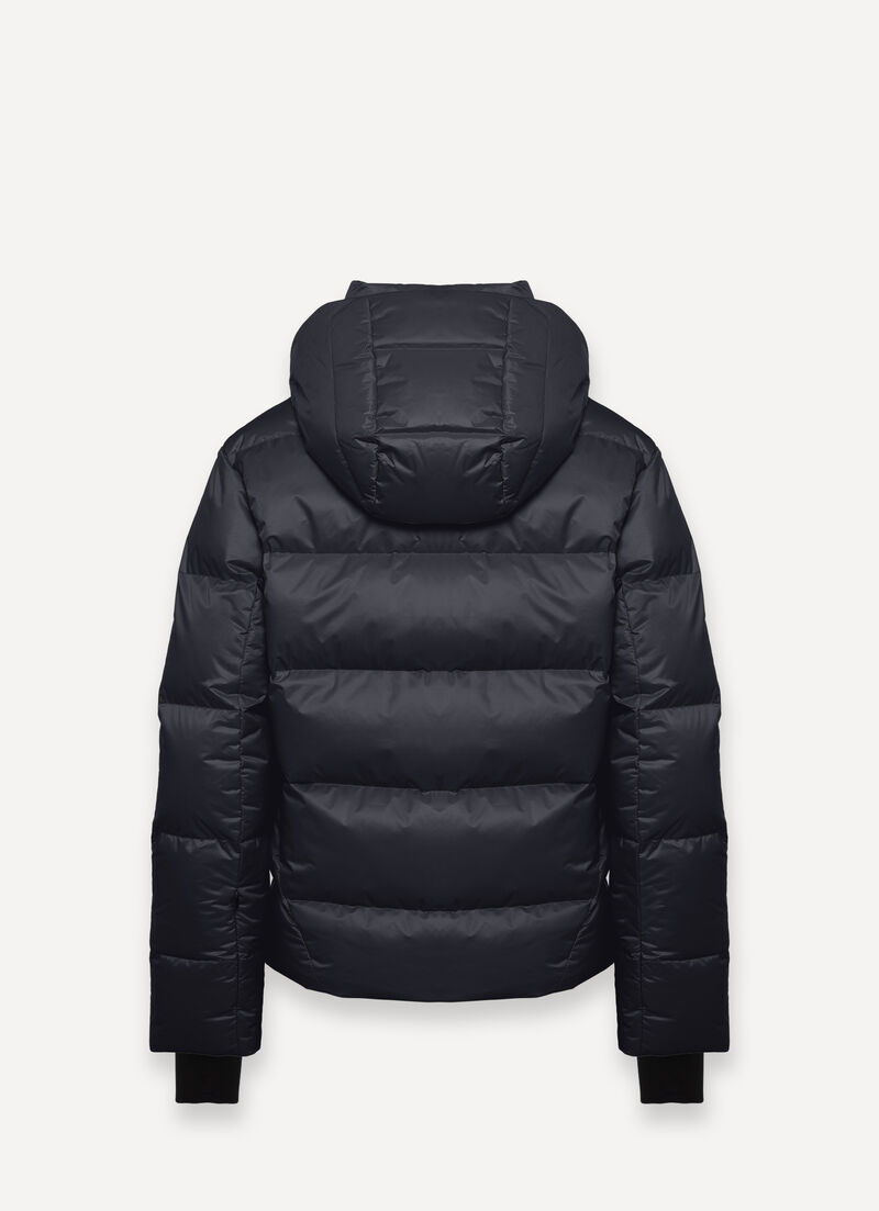 Puffy padded ski jacket