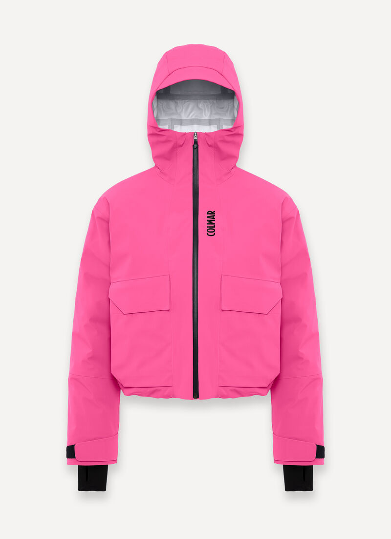 Jacket with insulating down jacket