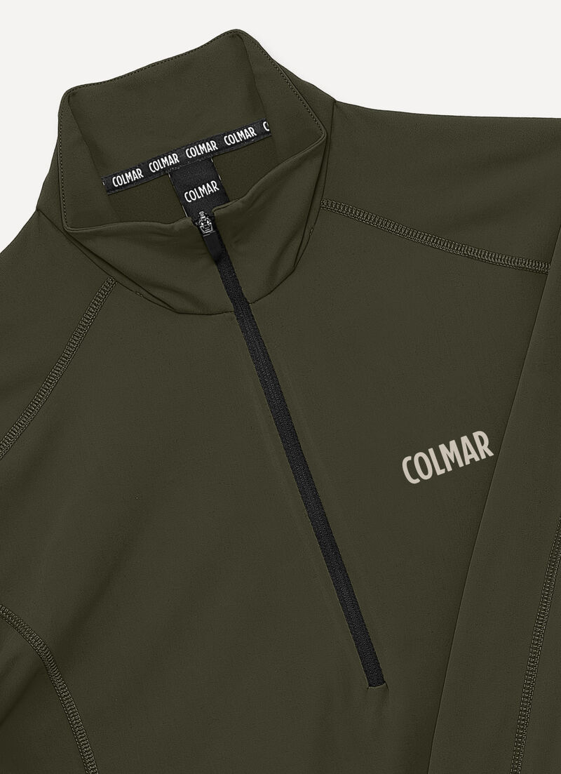 Thermal stretch ski sweater