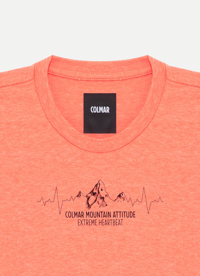 T-shirt with mountain drawing print