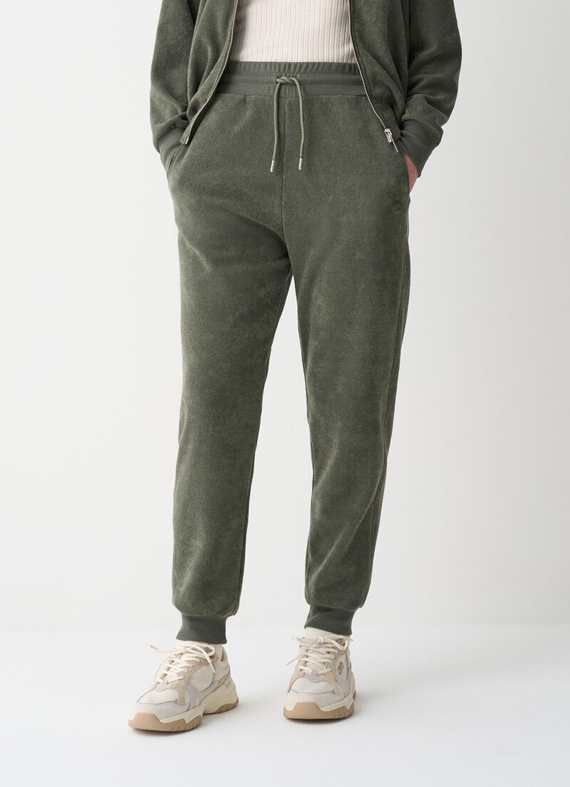 Bouclé tracksuit bottoms