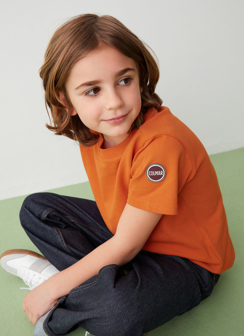 Cotton pique T-shirt