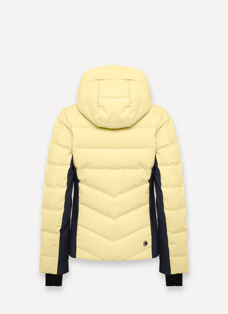 Shaping padded ski jacket