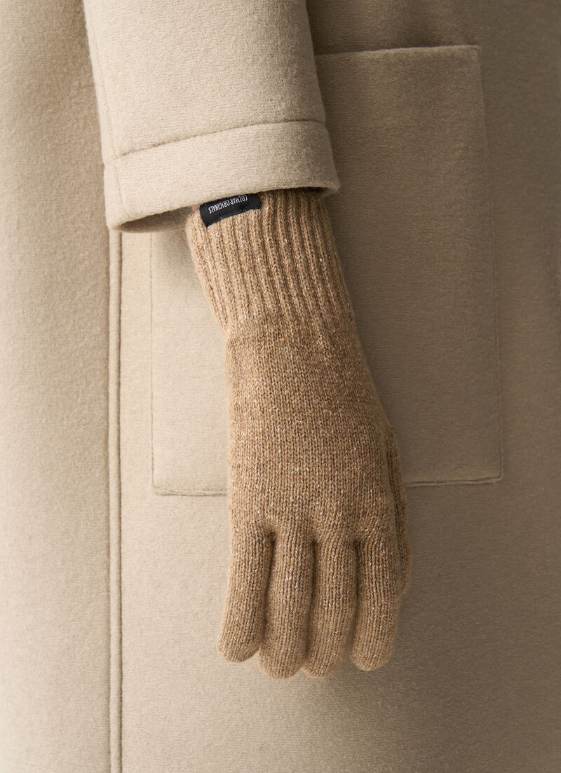 Unisex melange gloves