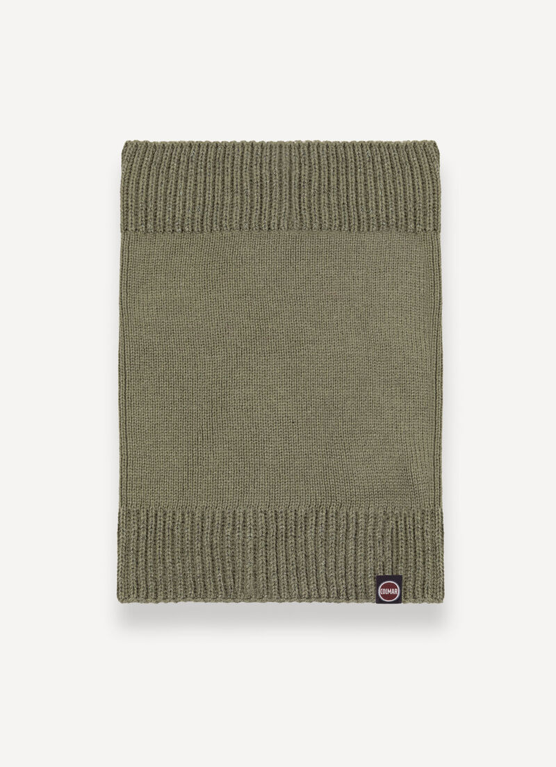 Women’s neck warmer with lurex details