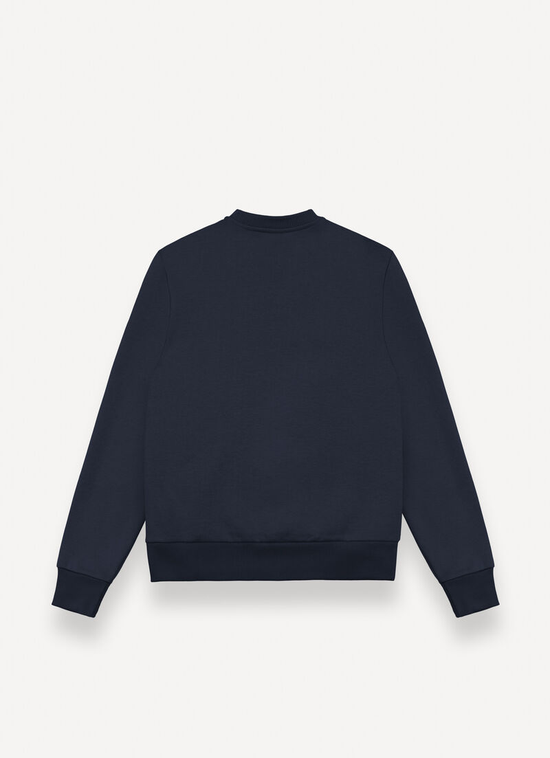 Cotton crew-neck sweatshirt