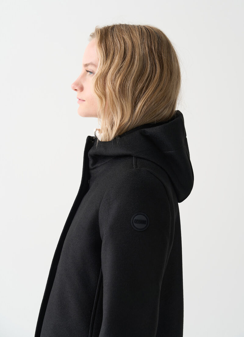 Coat with hood