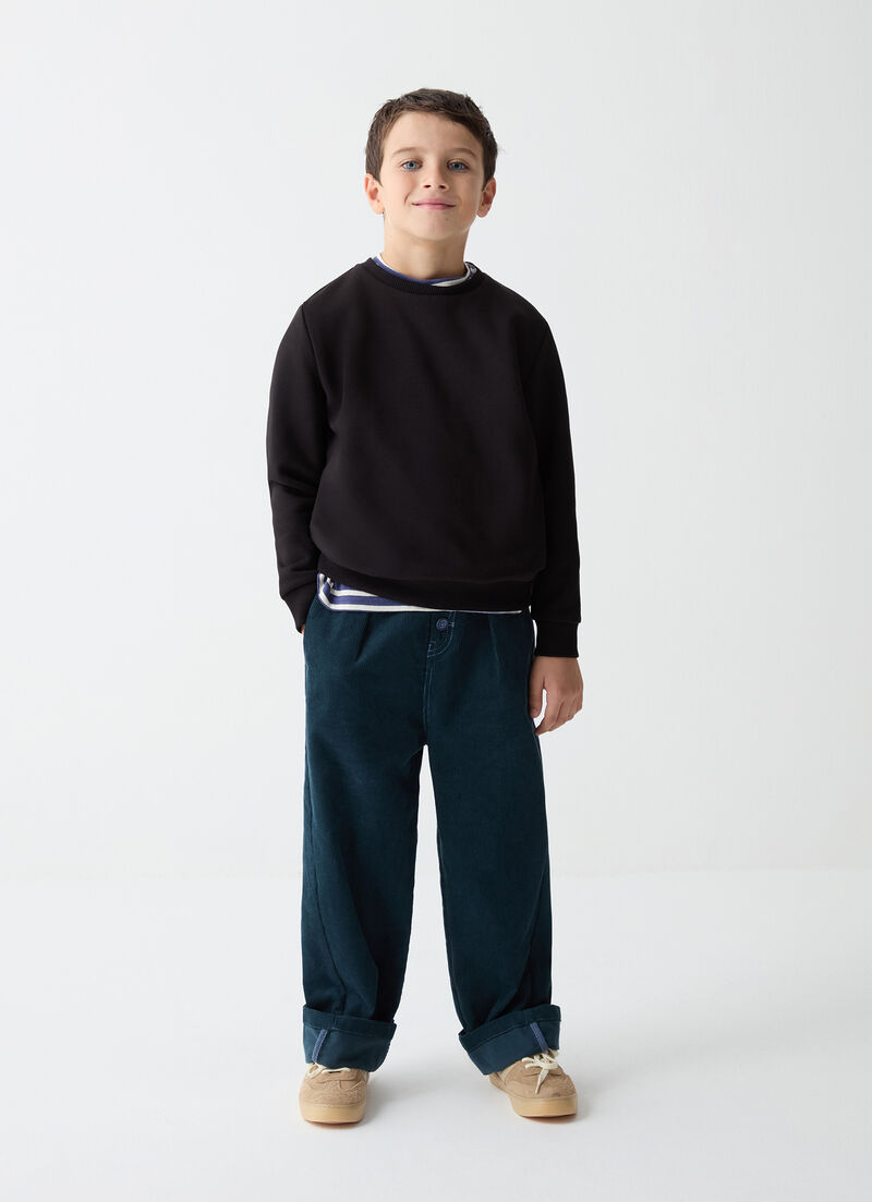 Crew neck sweatshirt