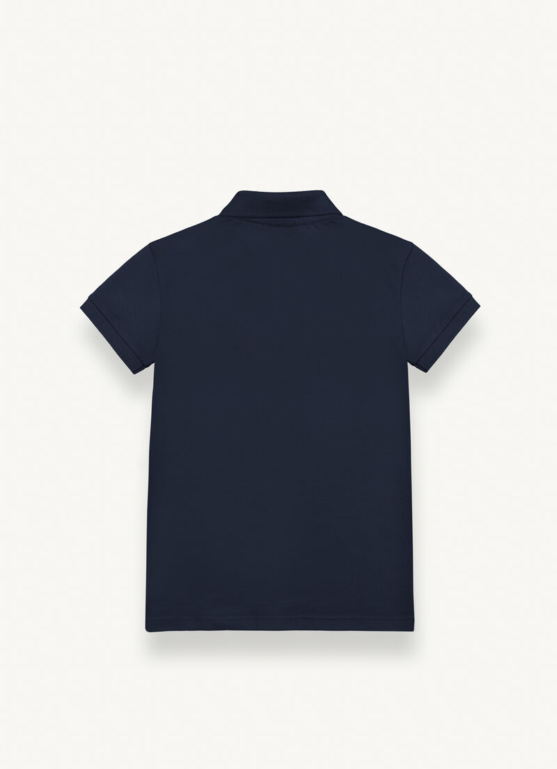 Cotton piqué polo shirt