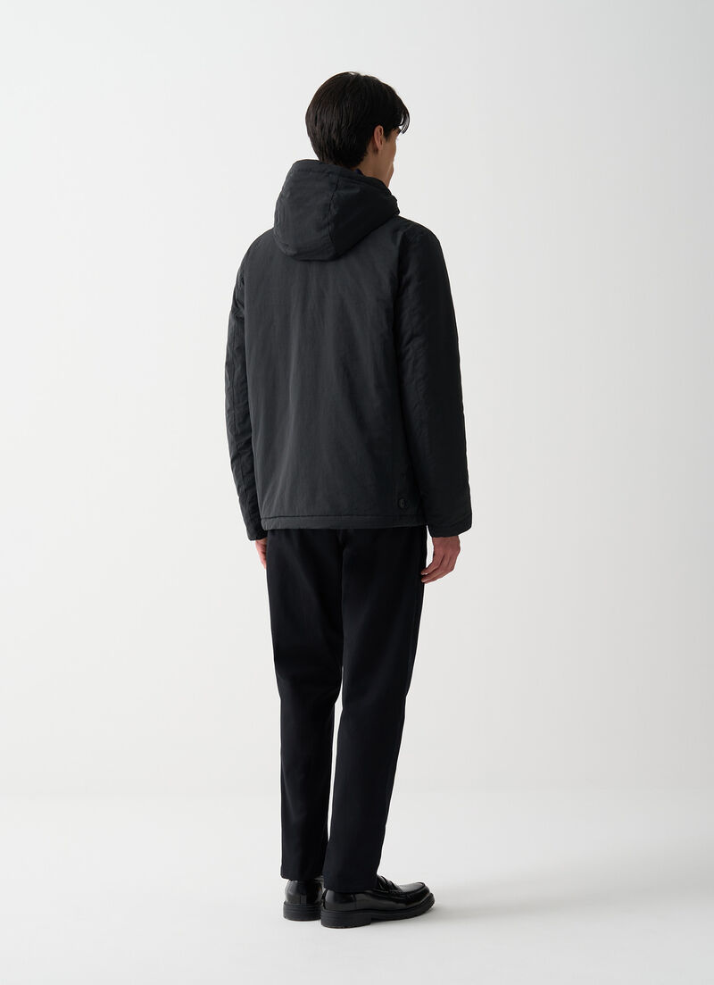 Supersoft jacket with hood