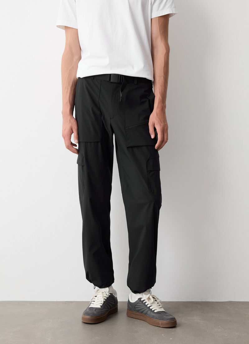 Technical cargo trousers