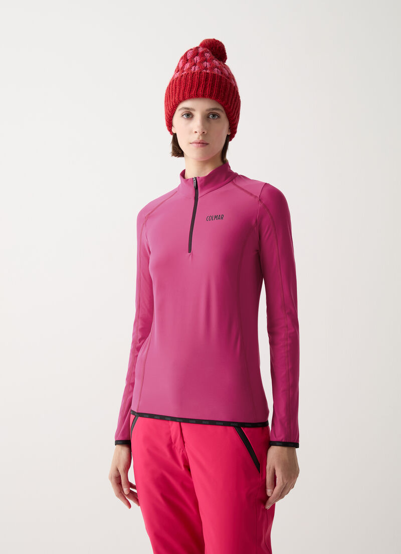 Thermal stretch ski sweater