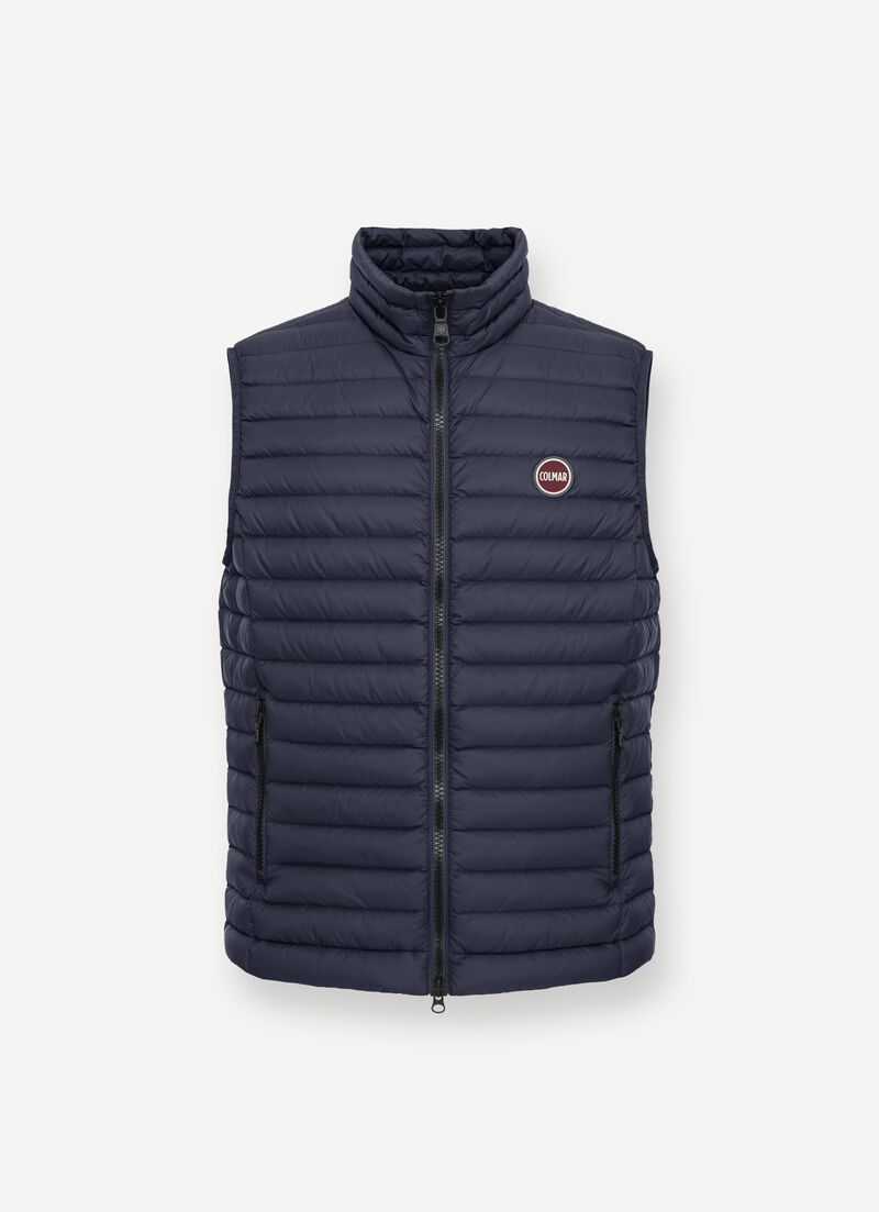 Quilted down vest