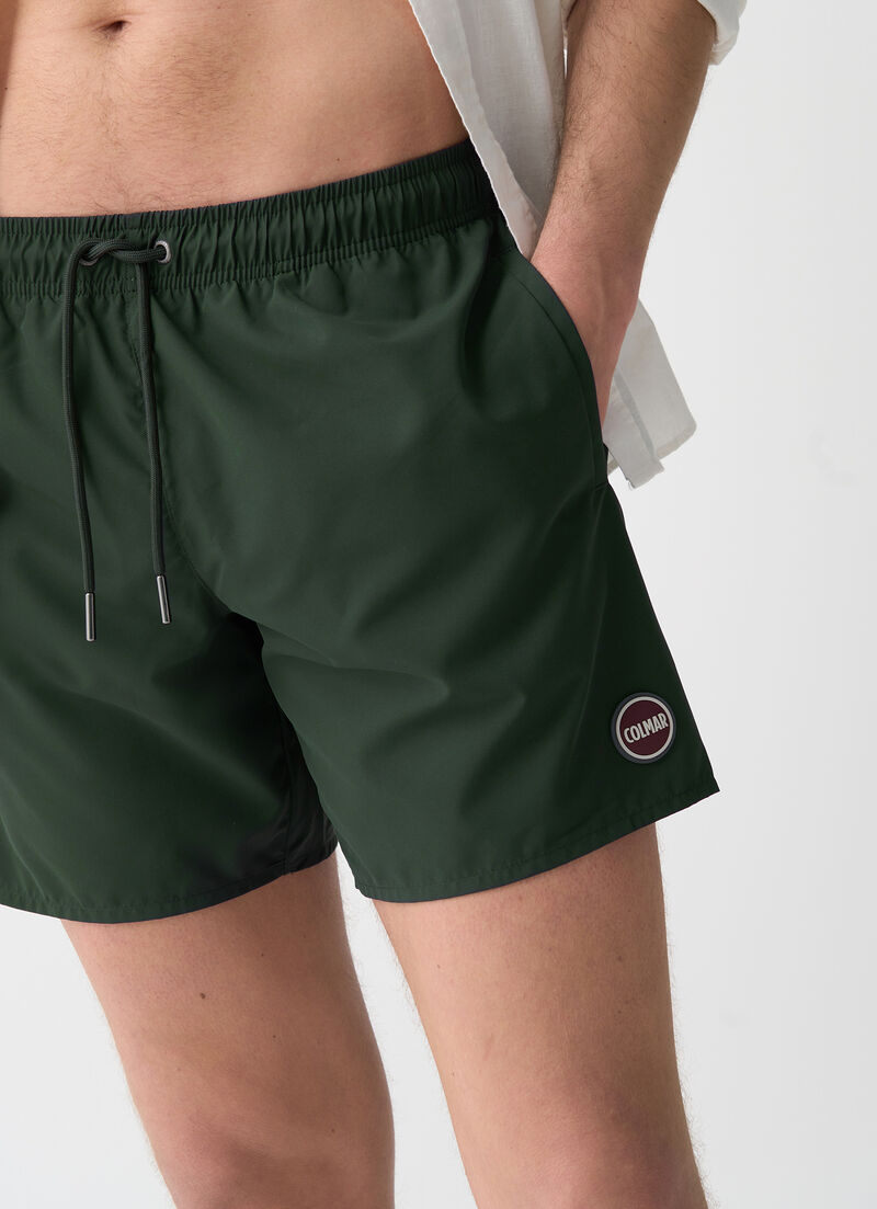 Solid-colour swimsuit