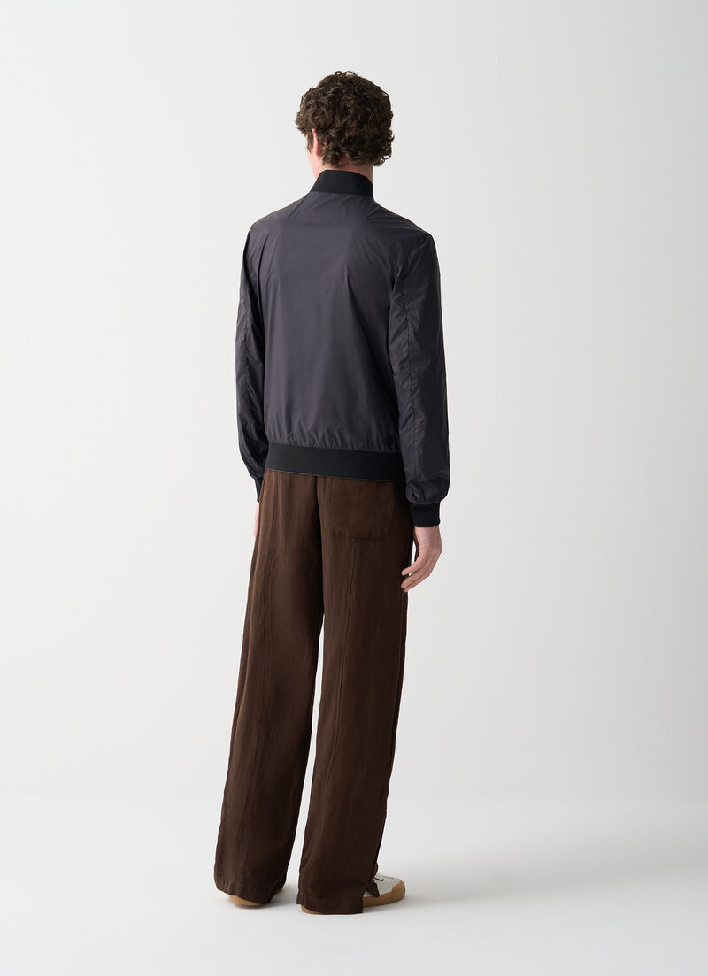 Reversible bomber jacket