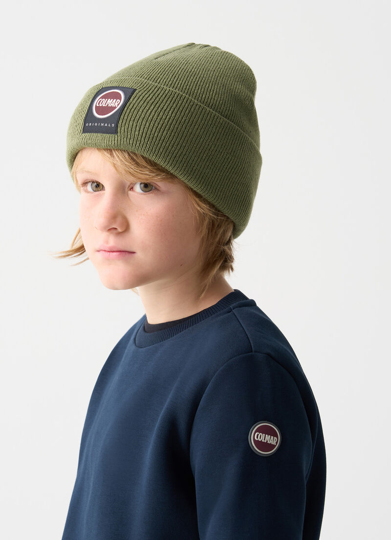 Cotton crew-neck sweatshirt