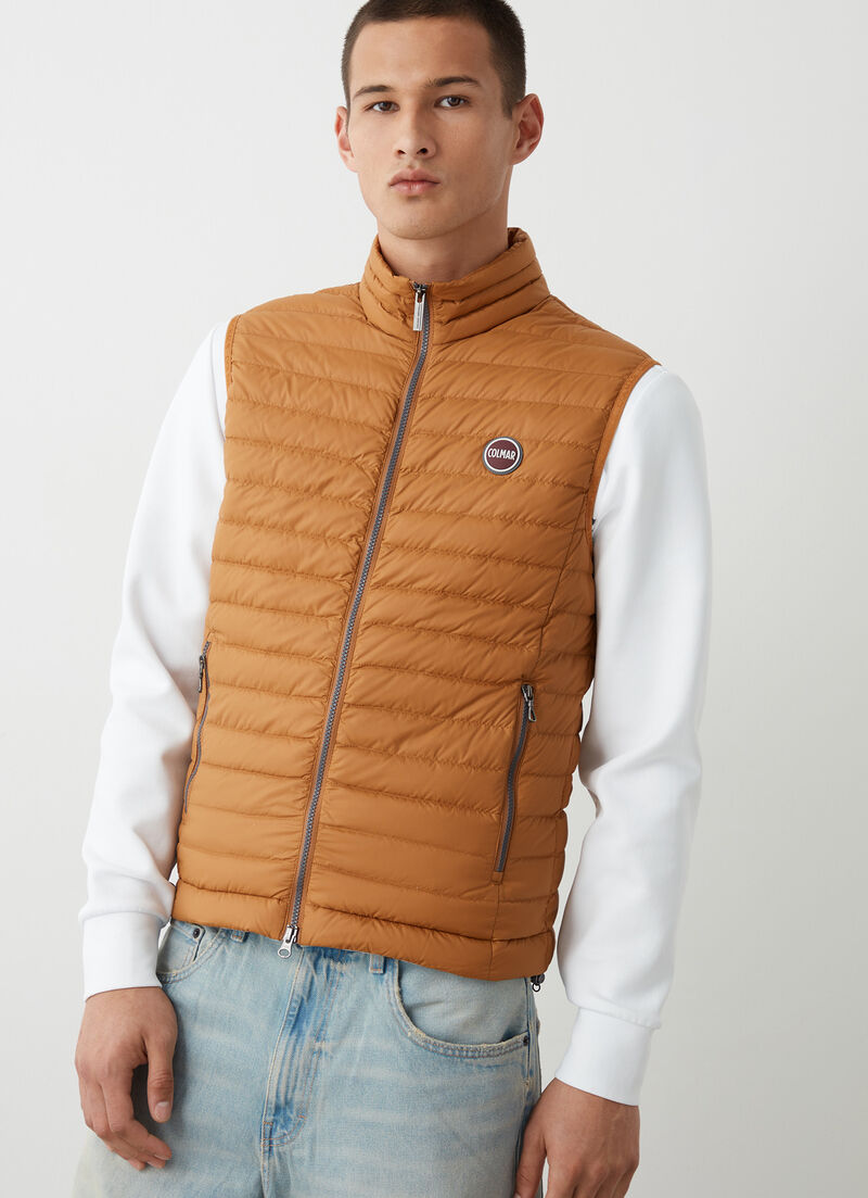 Quilted down gilet