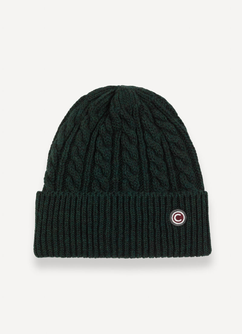 Unisex cable-knit hat
