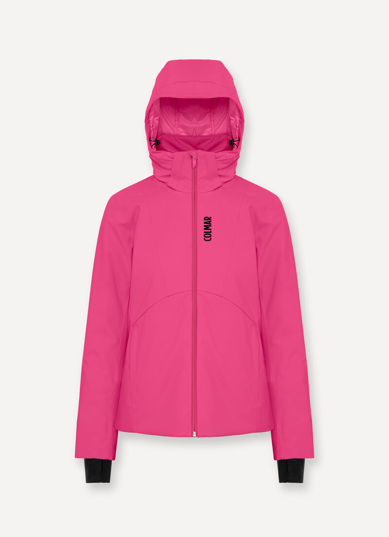 Two-fabric ski jacket