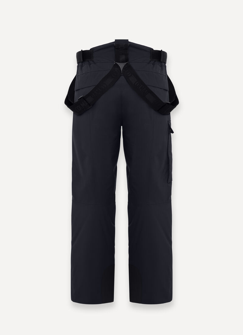 Padded cargo-style ski salopettes