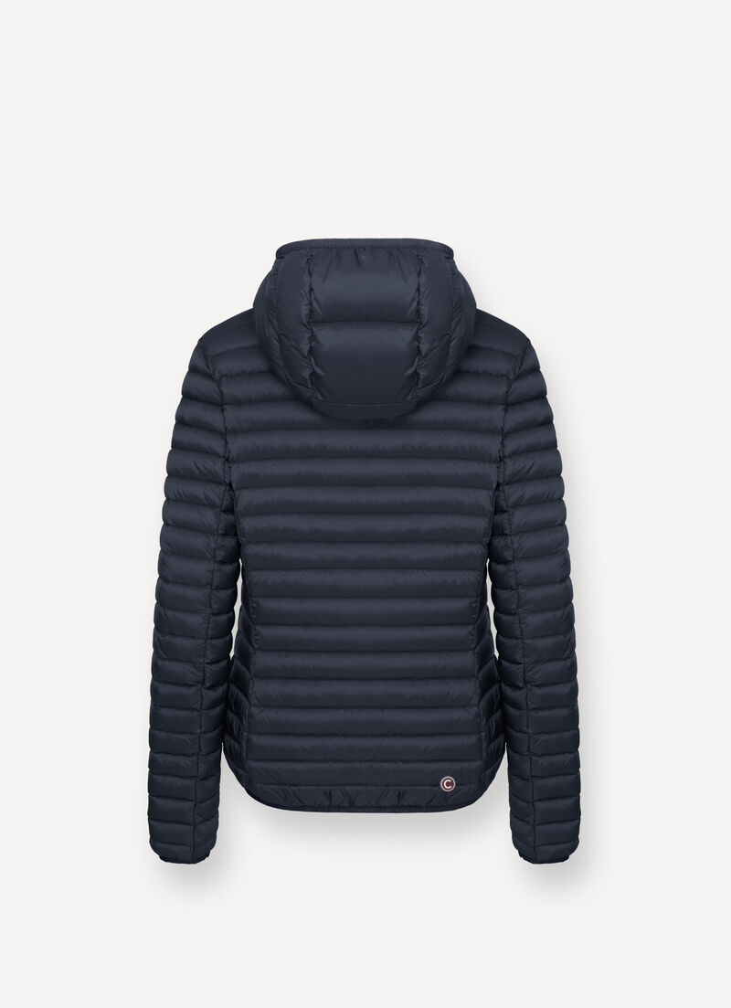 Hooded down jacket