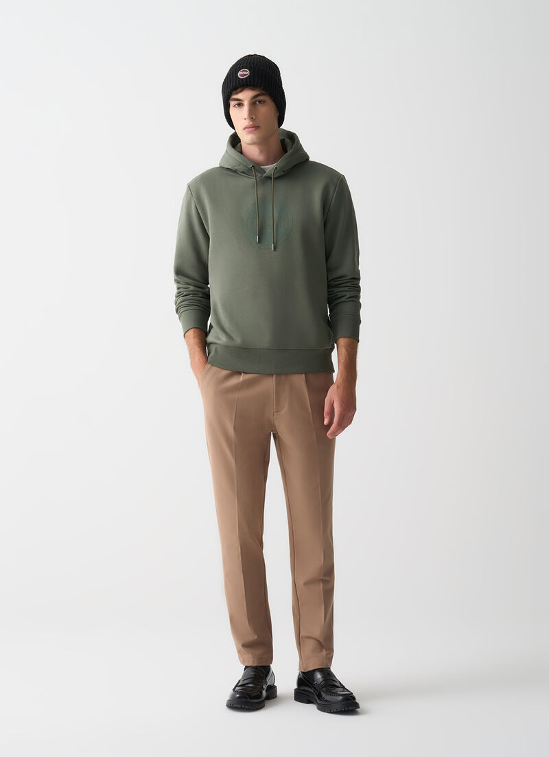 Hooded sweatshirt with logo