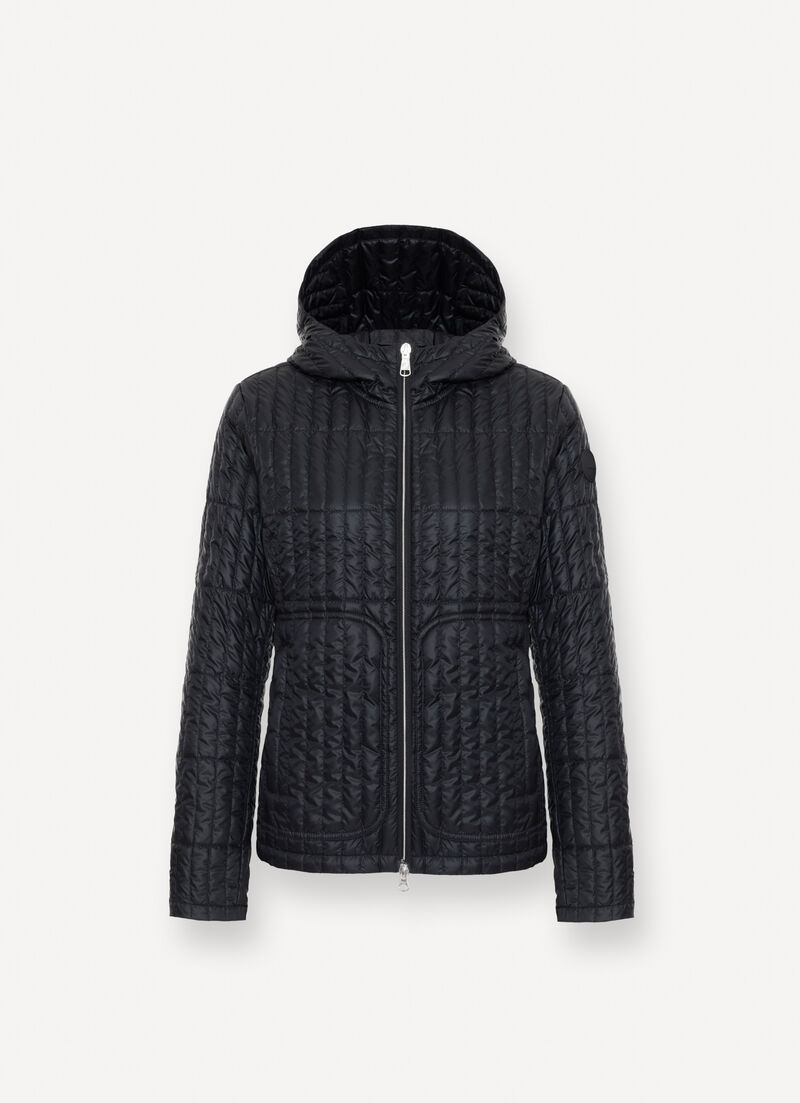 Shiny ultralight down jacket