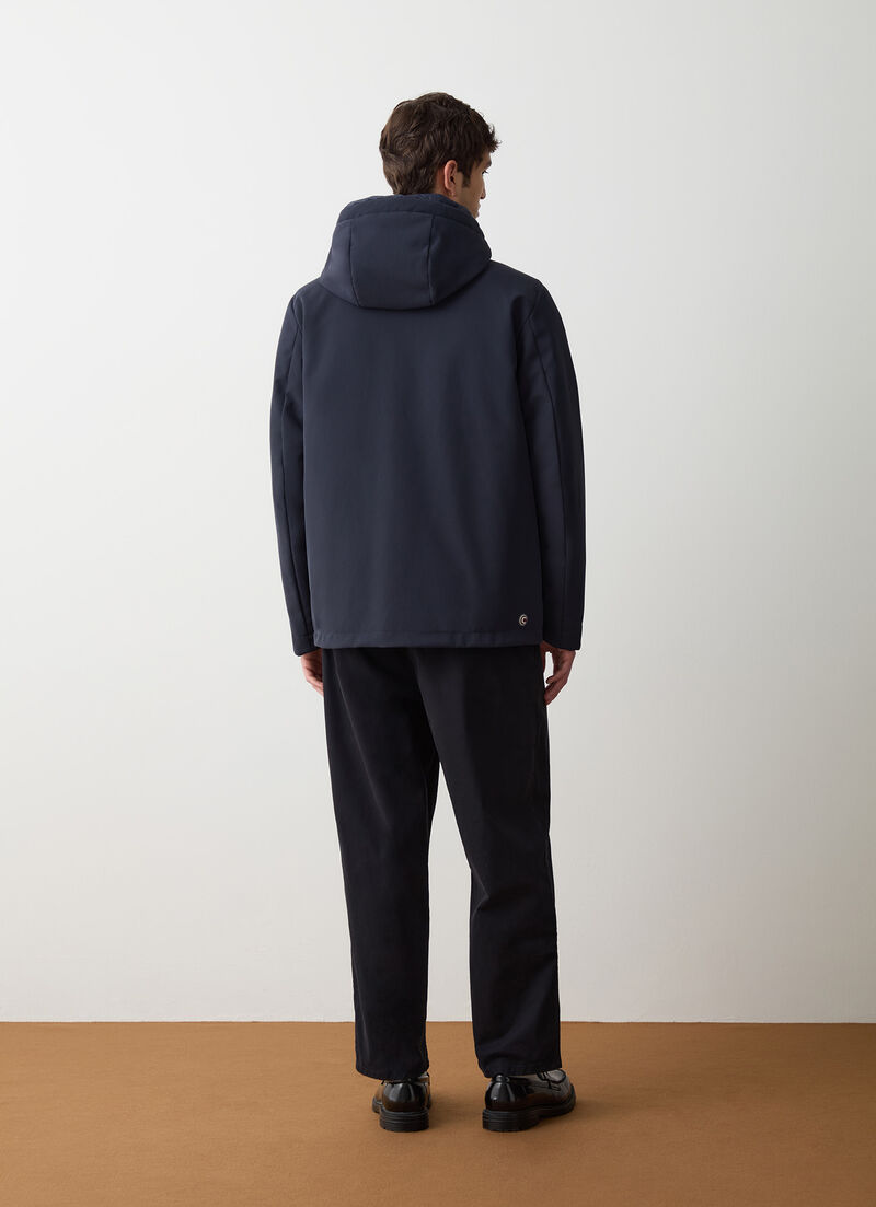 Multi-pocket padded waterproof jacket