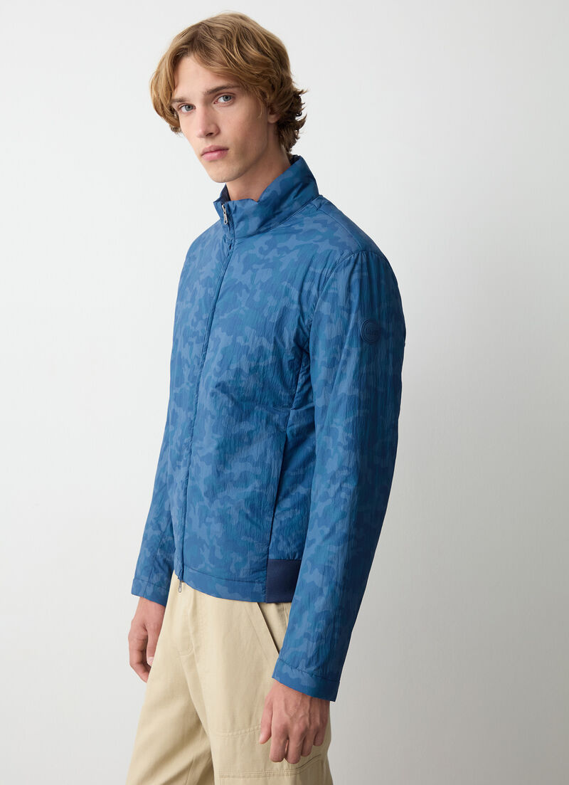 Camouflage down jacket