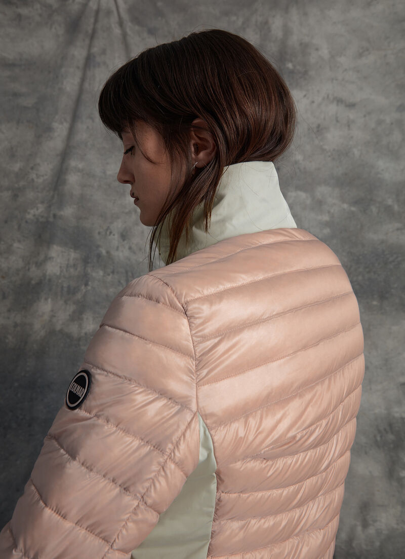 Taffeta and recycled fabric jacket