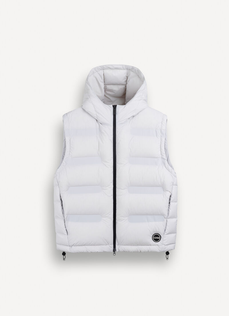 Matte gilet with diagonal design