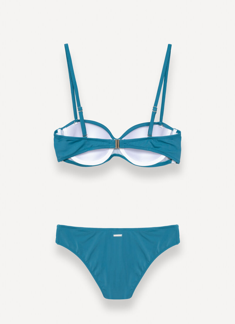 Braided balconette bikini