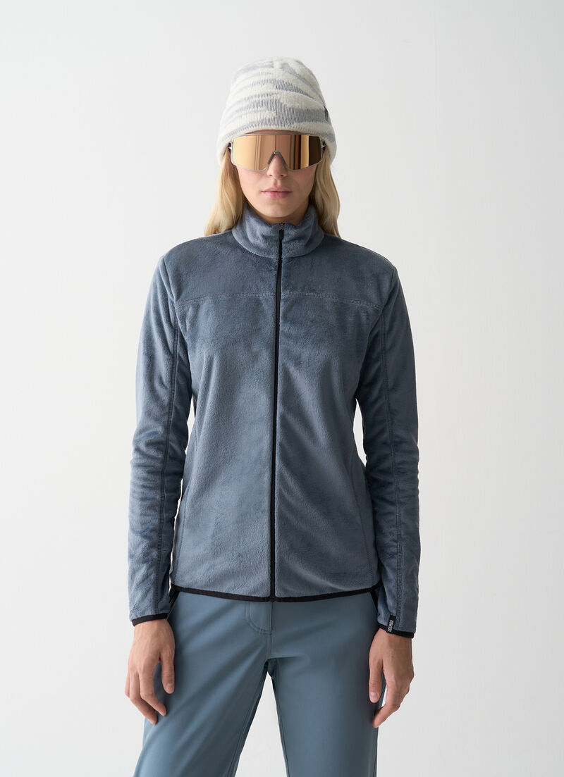 Plush-effect ski fleece