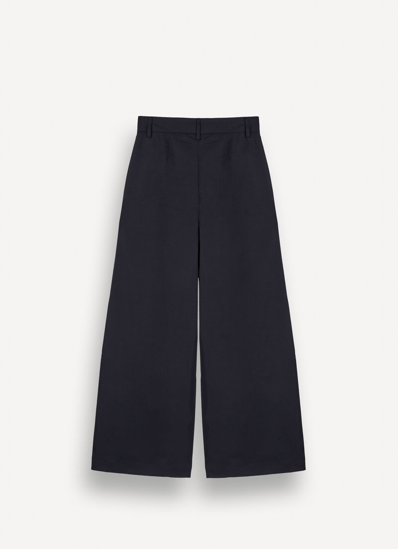 Easy care palazzo trousers with darts