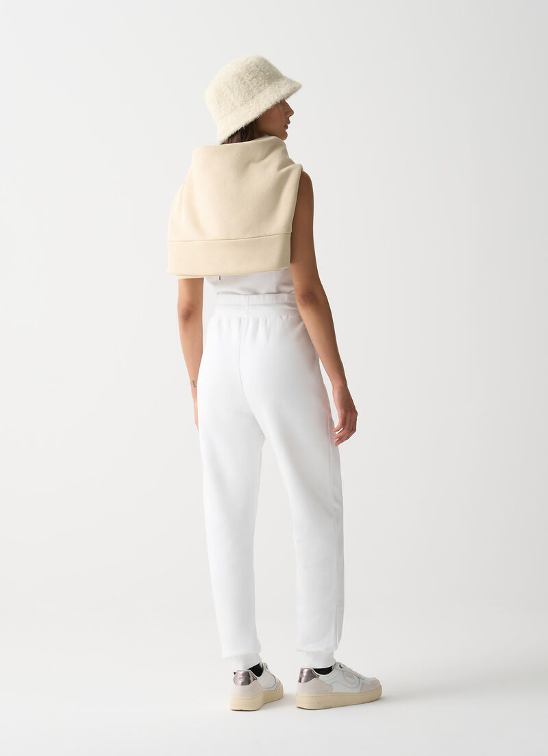 Tracksuit bottoms with embroidery