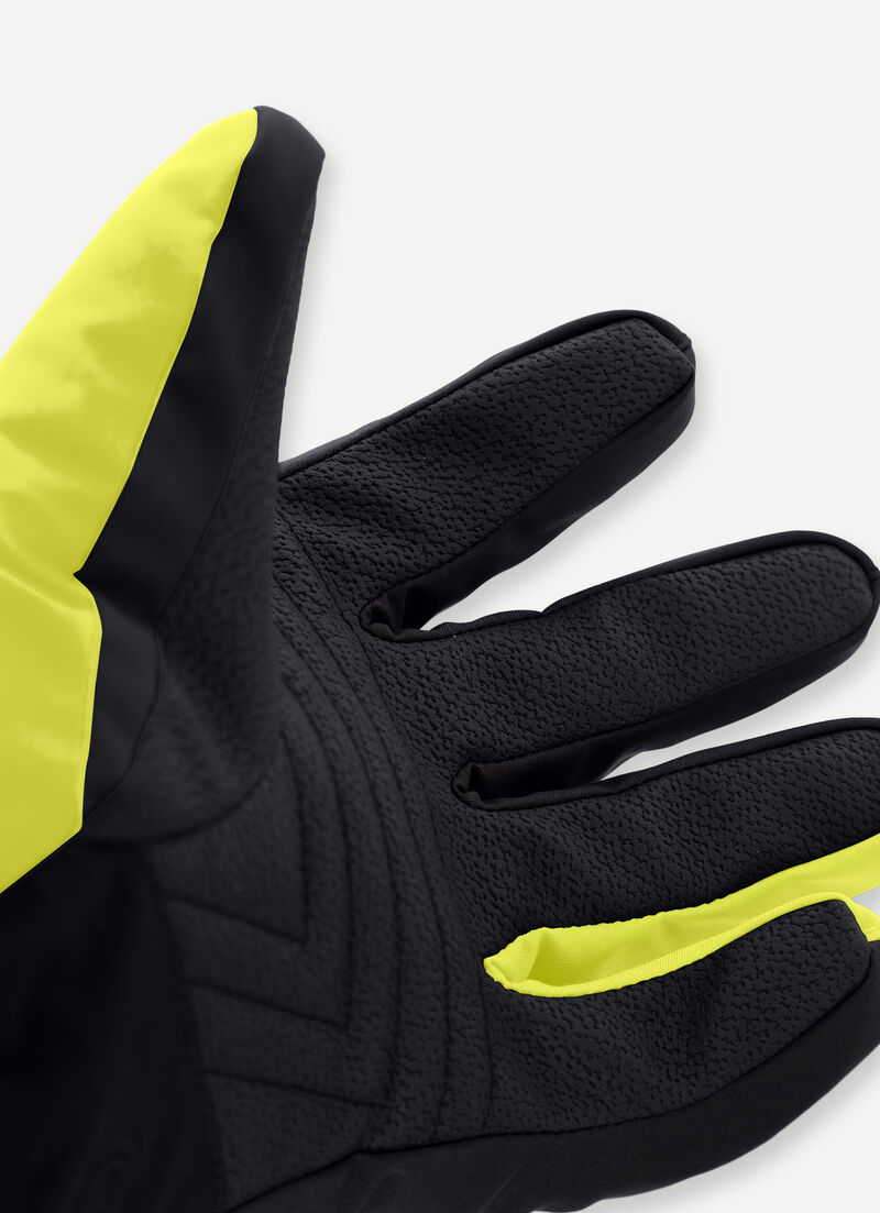 Two-tone ski gloves