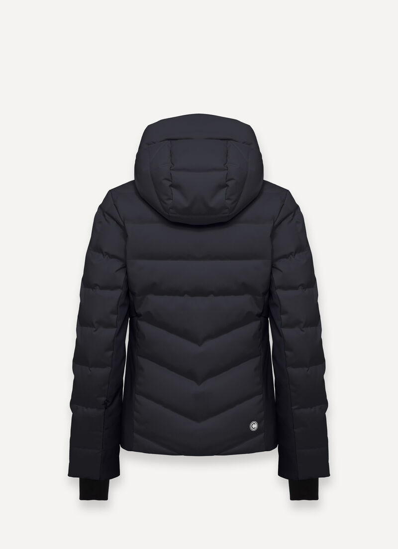 Shaping padded ski jacket