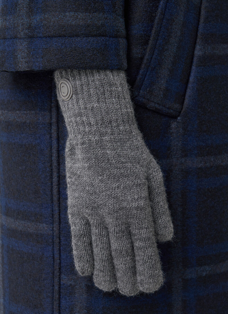 Unisex knit gloves
