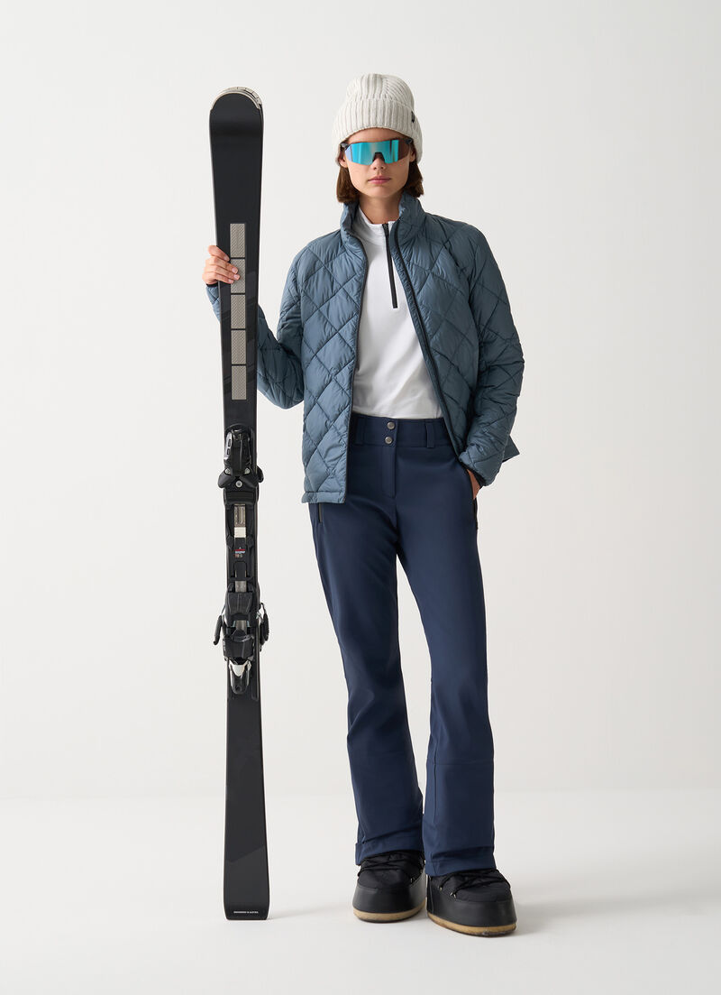 Dressy softshell ski trousers