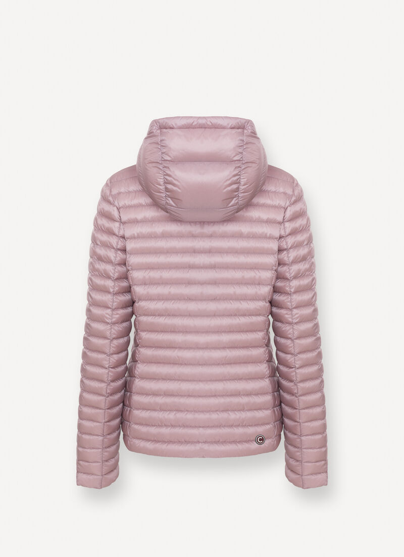 Light down jacket with hood