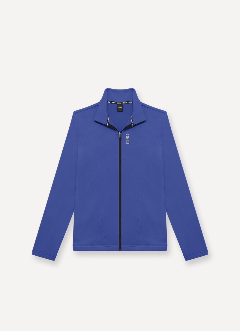 Full-zip stretch ski fleece