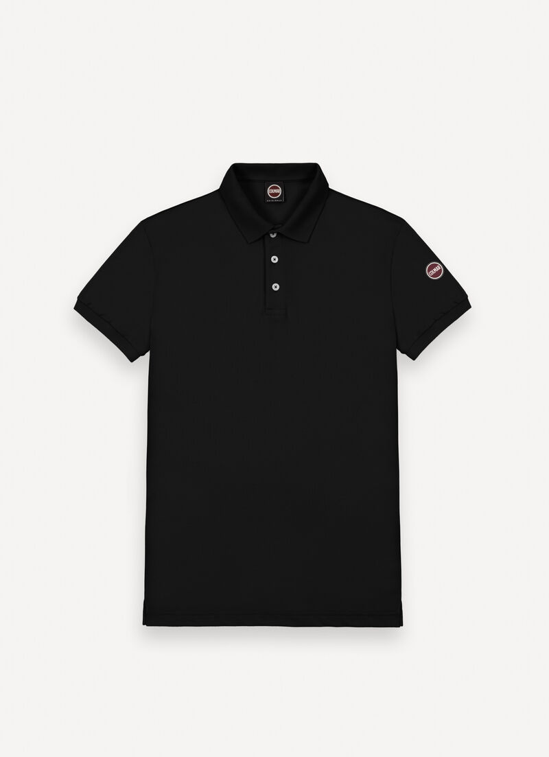 Cotton piqué polo-shirt