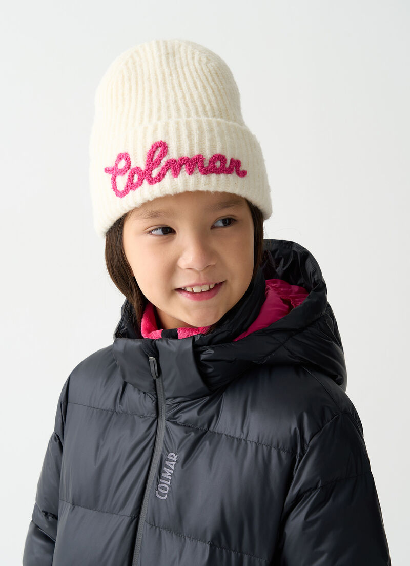 Puffy girl's ski jacket