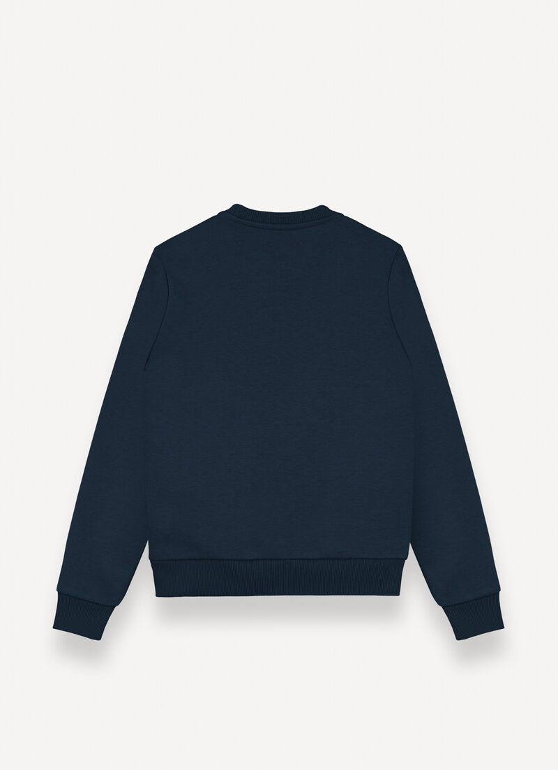 Cotton crew-neck sweatshirt